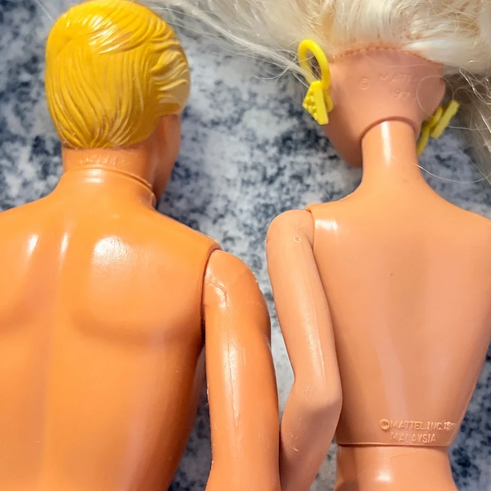 Mattel Sun Lovin Jazzie Barbie and Sun Sensation Ken Doll Lot Vintage 1990s Toys